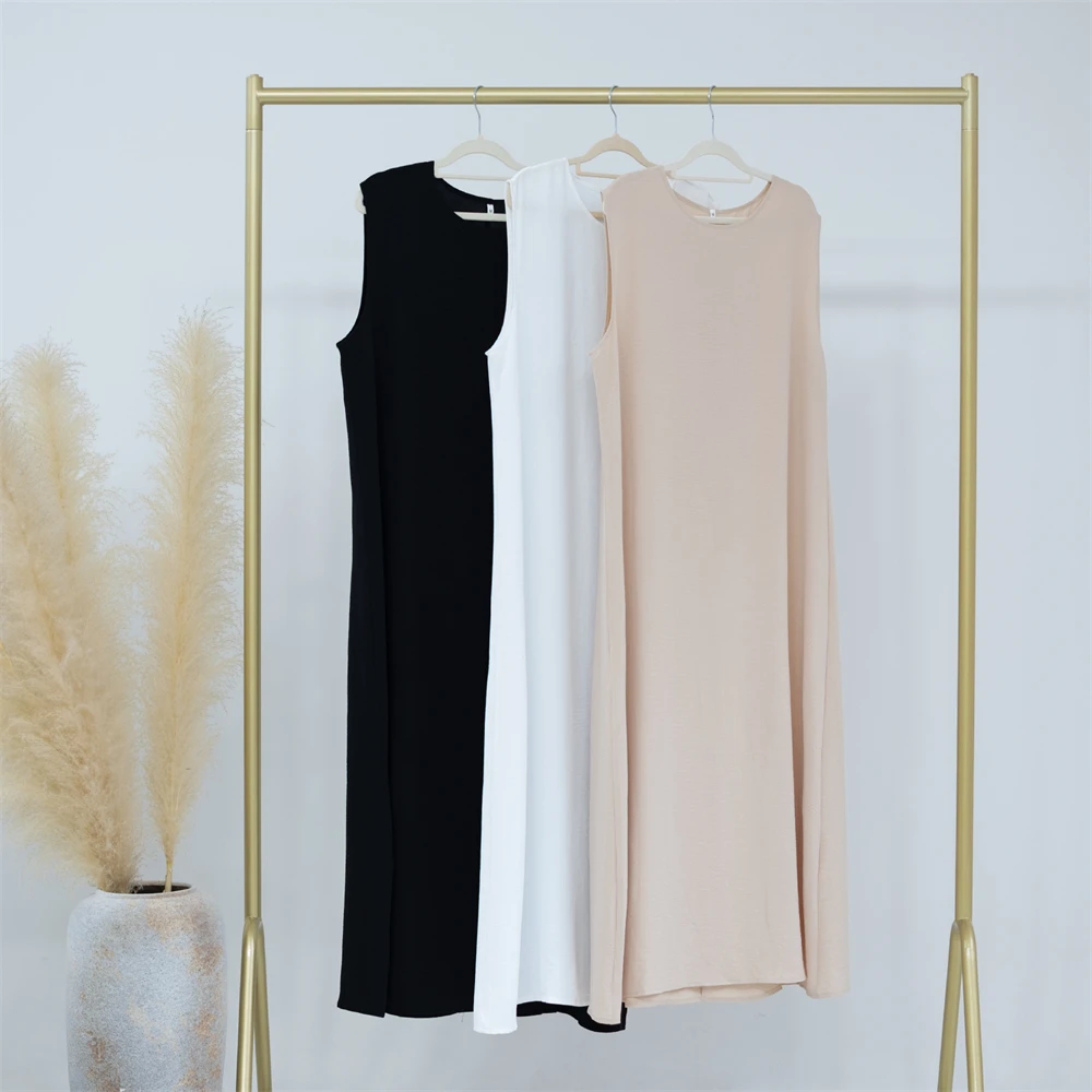 Ramadan Sleeveless Abaya Turkey Islam Arabic Muslim Long Dress African Dresses For Women Clothing Robe Musulmane Femme Vestidos