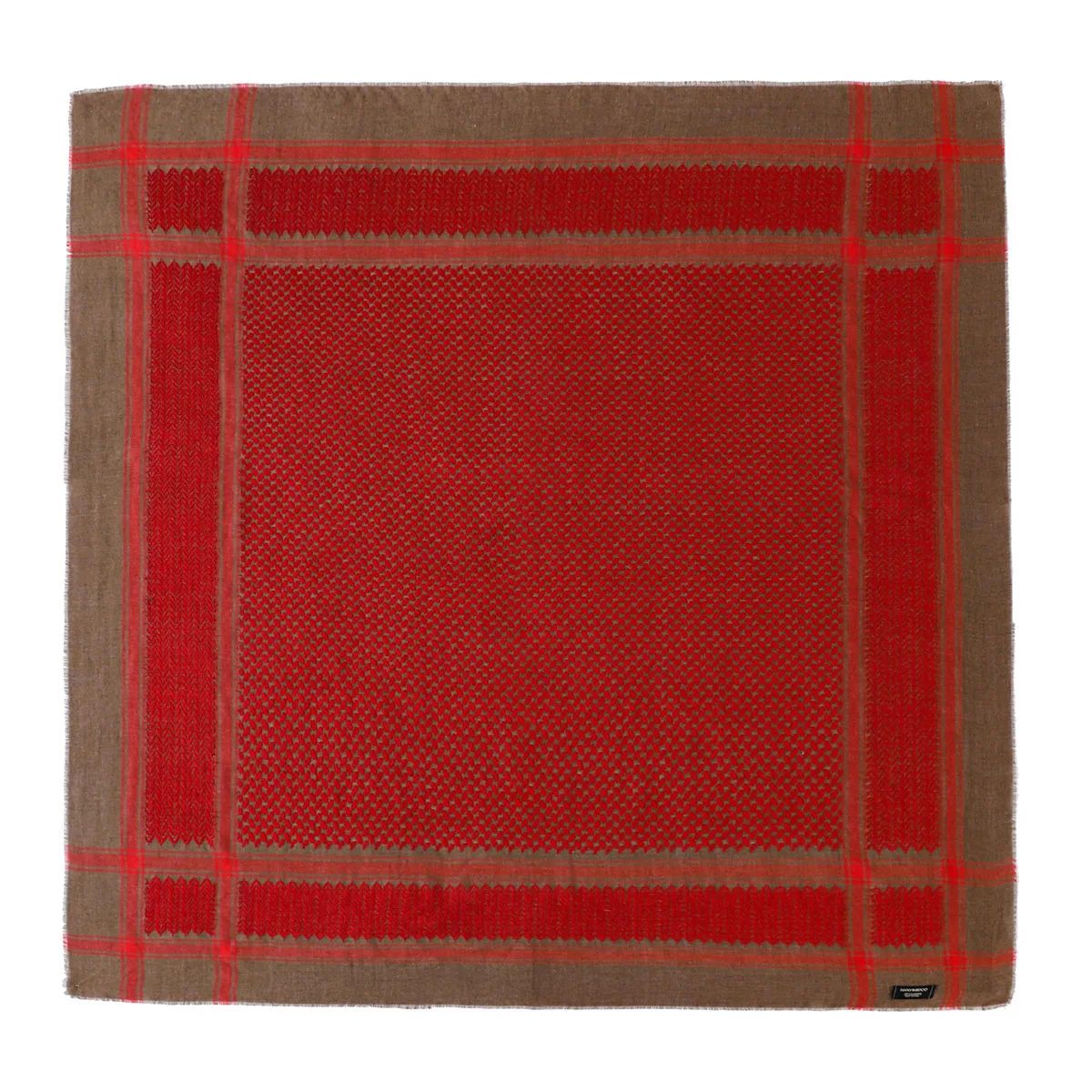 55 Inches Muslim Men's Wool High Quality Plaid Hajj Towels Arab Middled East Male Adults Free Size 140*140CM Ihram Square Hijabs