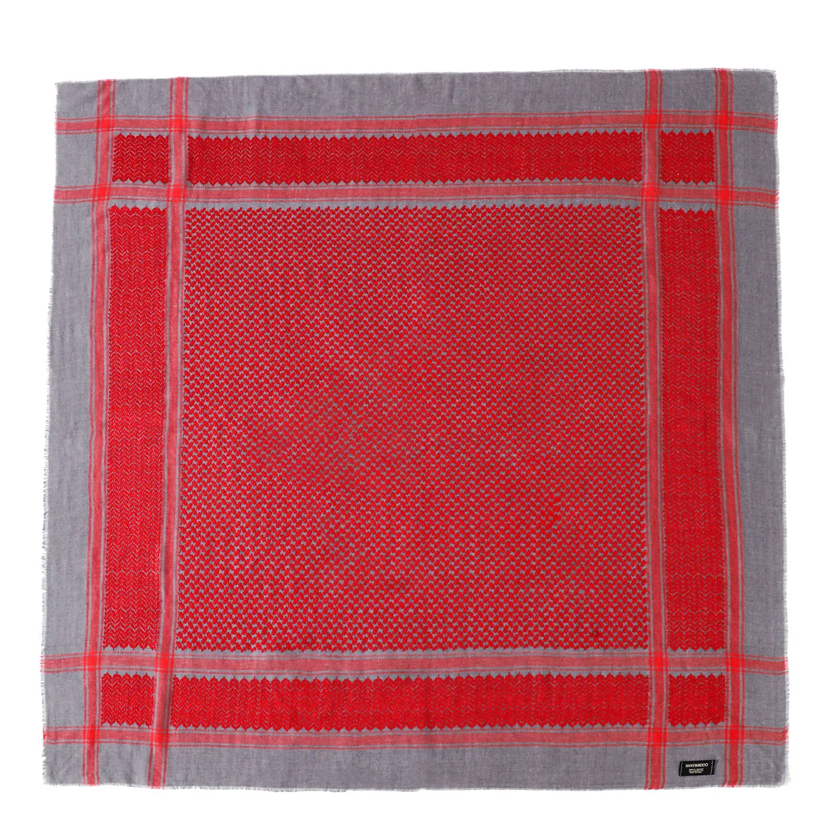 55 Inches Muslim Men's Wool High Quality Plaid Hajj Towels Arab Middled East Male Adults Free Size 140*140CM Ihram Square Hijabs