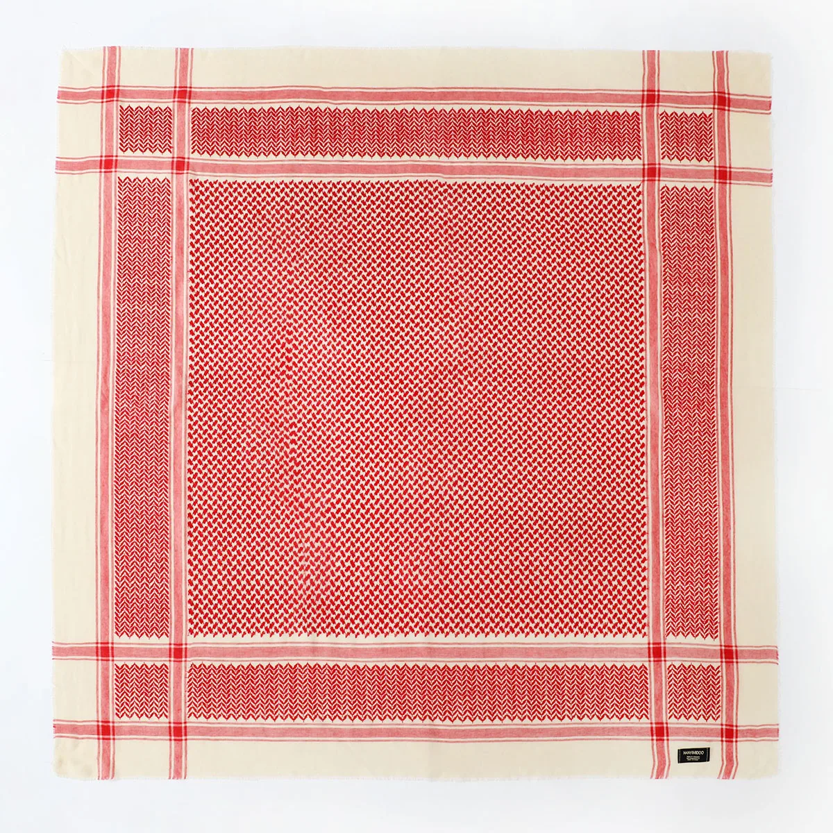 55 Inches Muslim Men's Wool High Quality Plaid Hajj Towels Arab Middled East Male Adults Free Size 140*140CM Ihram Square Hijabs