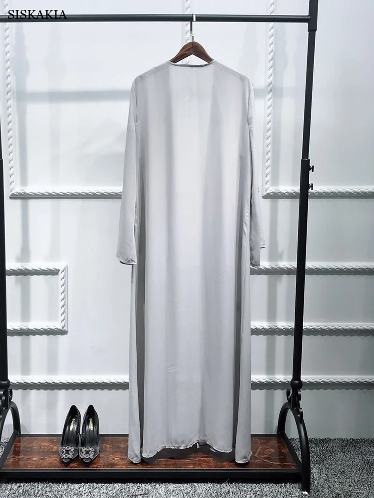 Siskakia Dubai Abaya Muslim Fashion Handmade Sequins Embroidered Cardigan Robe Marocain Turkish Islamic Kimono Ramadan Eid Siskakia Dubai Abaya Muslim Fashion Handmade Sequins Embroidered Cardigan Robe Marocain Turkish Islamic Kimono Ramadan Eid