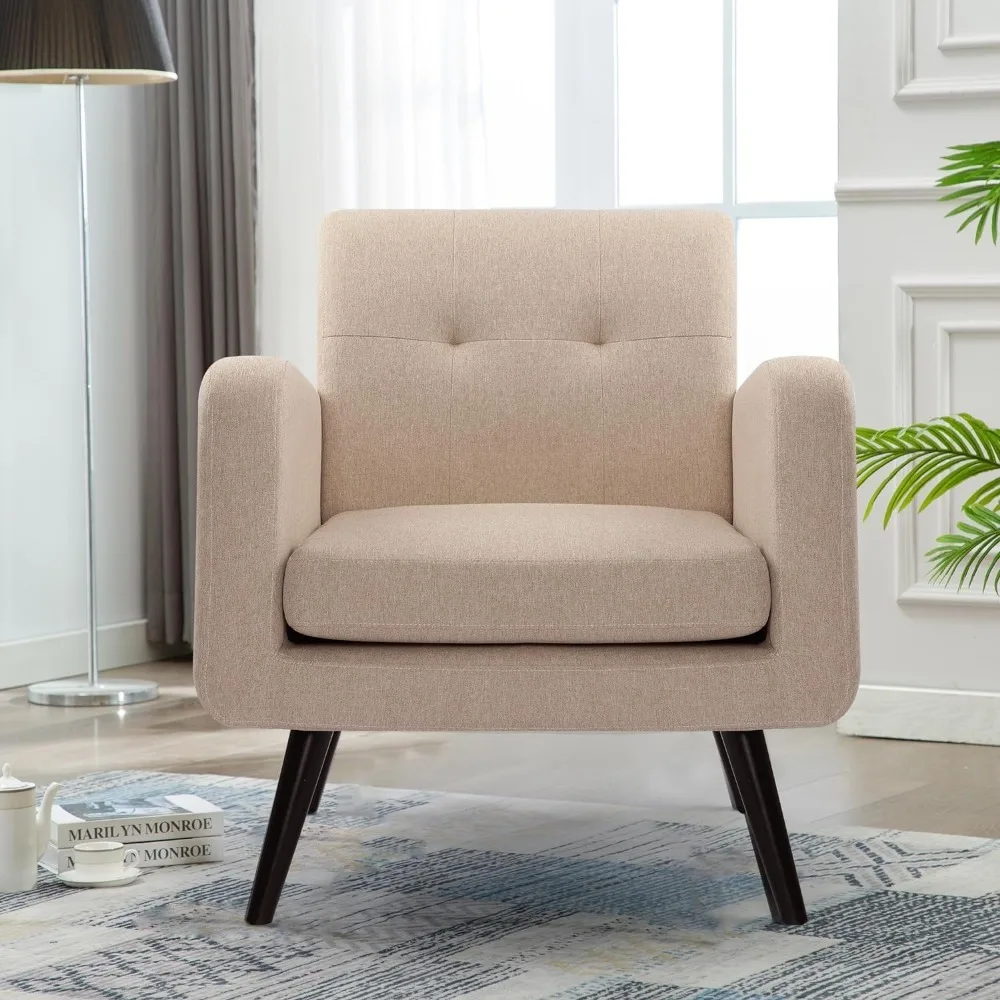 Mid Century Accent Chairs, Minimalist Modern Fabric ArmChair for bedroom livingroom leisure Home Furniture sillones Mid Century Accent Chairs, Minimalist Modern Fabric ArmChair for bedroom livingroom leisure Home Furniture sillones