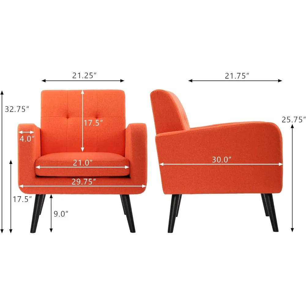 Mid Century Accent Chairs, Minimalist Modern Fabric ArmChair for bedroom livingroom leisure Home Furniture sillones Mid Century Accent Chairs, Minimalist Modern Fabric ArmChair for bedroom livingroom leisure Home Furniture sillones